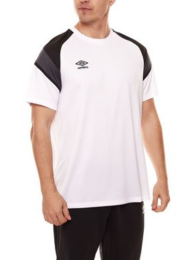Umbro Funktionsshirt umbro Training Jersey Herren Trainings-Shirt Sport T-Shirt 65289U-GR8 Fußball-Shirt Weiß/Schwarz