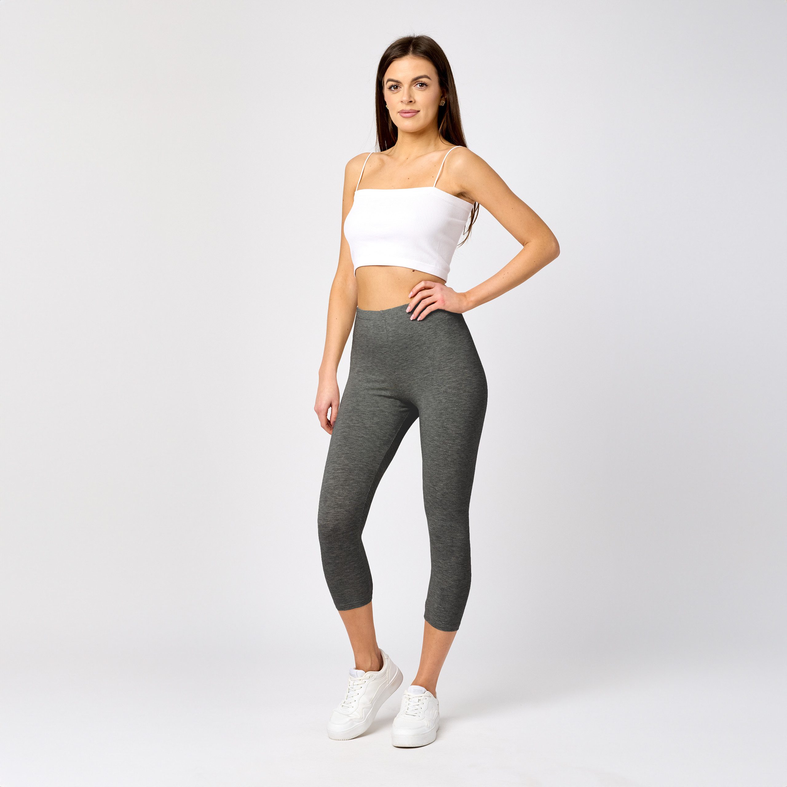 Merry Style Leggings Damen Caprihose 3/4 Hose MS10-144 (1-tlg) aus Viskose günstig online kaufen