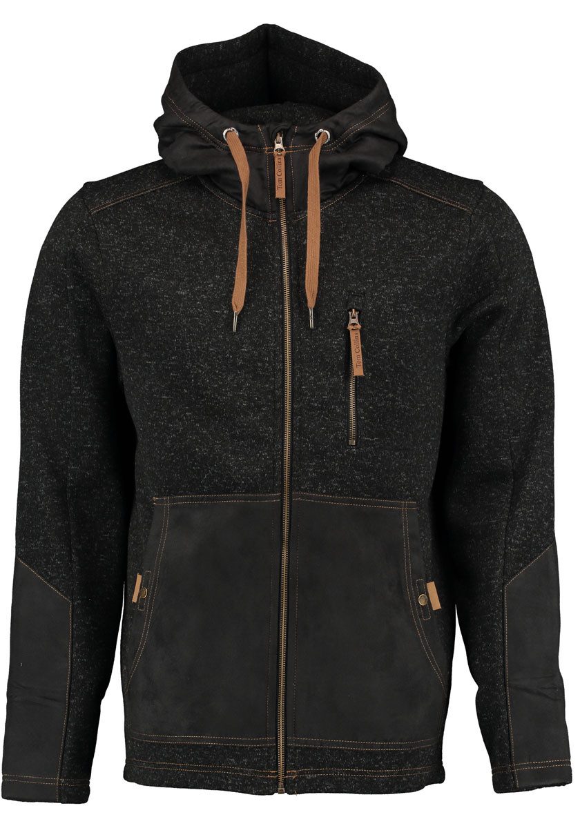 Tom Collins Strickfleecejacke Mumep Herren Outdoorjacke hochgeschlossen mit günstig online kaufen