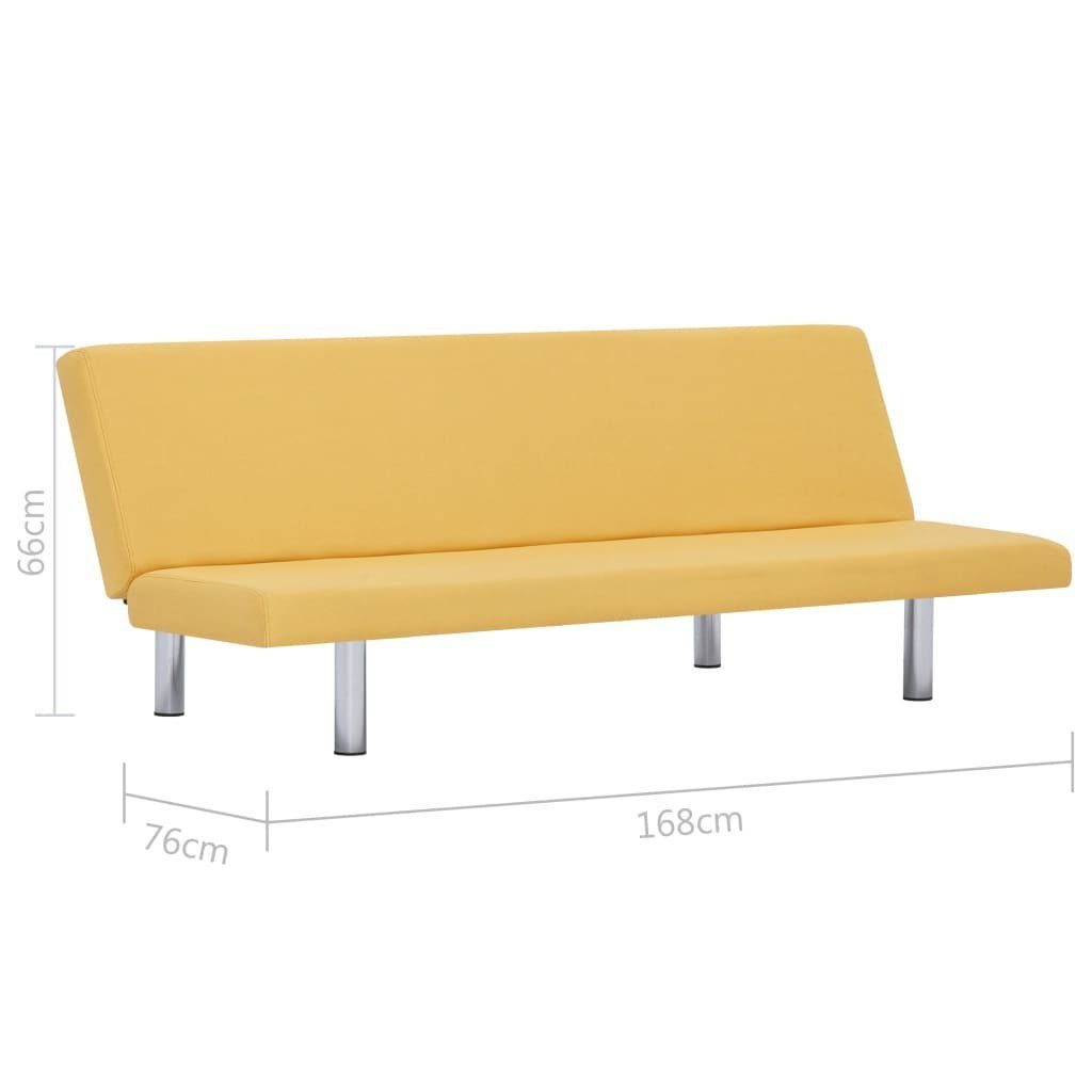 Gelb furnicato Polyester Schlafsofa