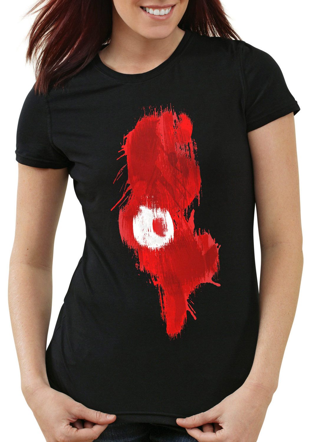 style3 T-Shirt Flagge Tunesien Fußball Sport Tunisia WM EM Fahne