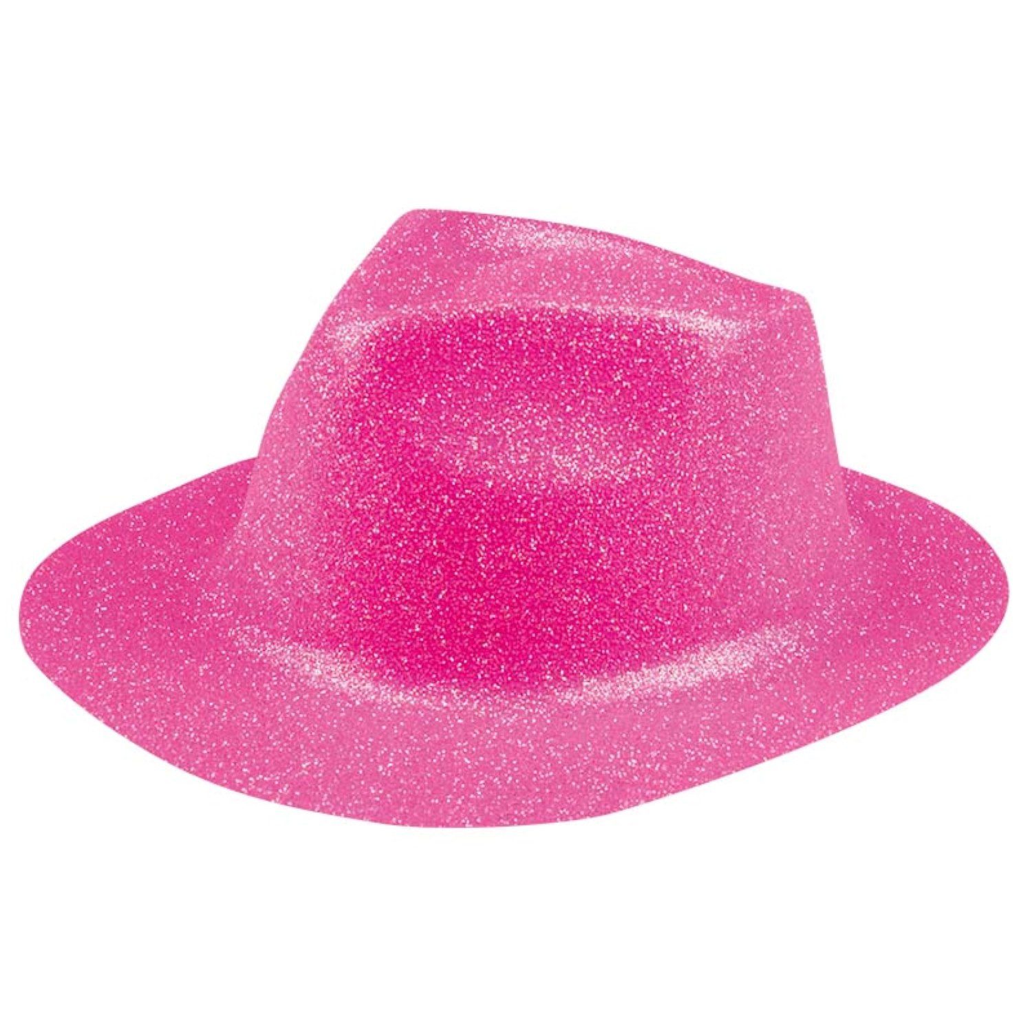 Boland Kostüm Hut Sparkle Neon Pink günstig online kaufen