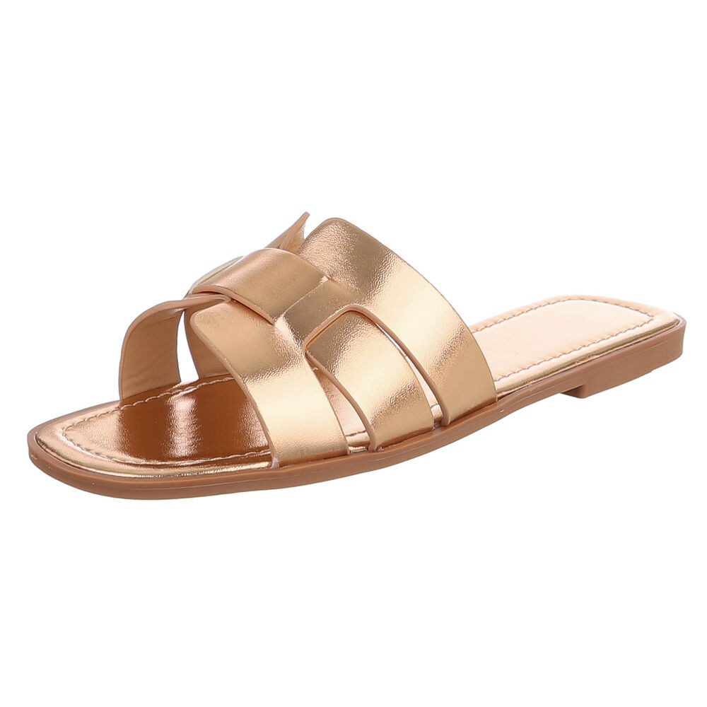 Ital-Design Plateausandal mit Cut-Out und gepolsterter Sohle Pantolette (91 günstig online kaufen