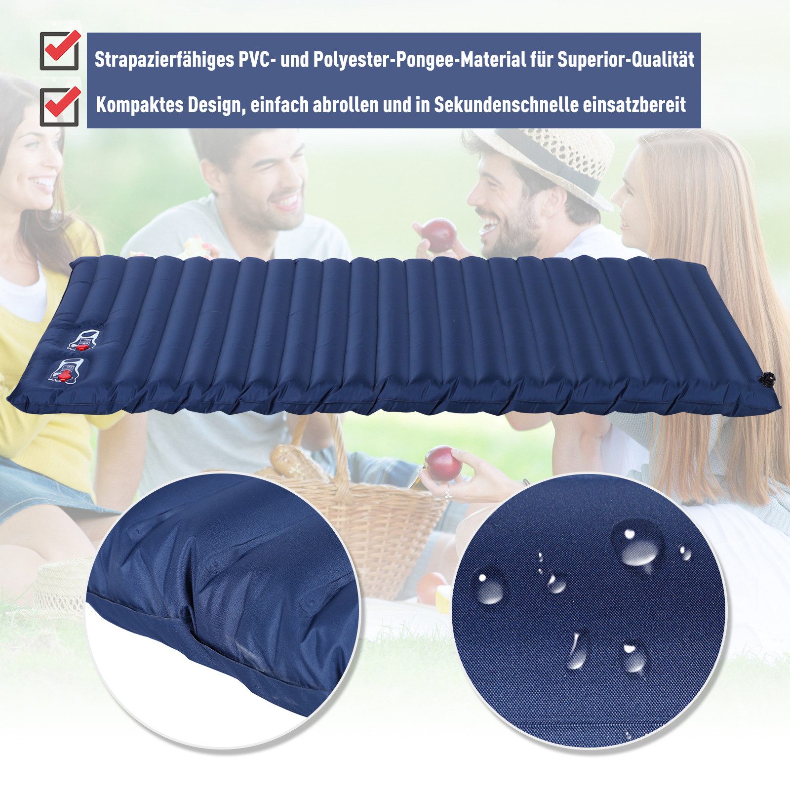 MC Star Luftbett Luftmatratze aufblasbares Luftbett günstig online kaufen