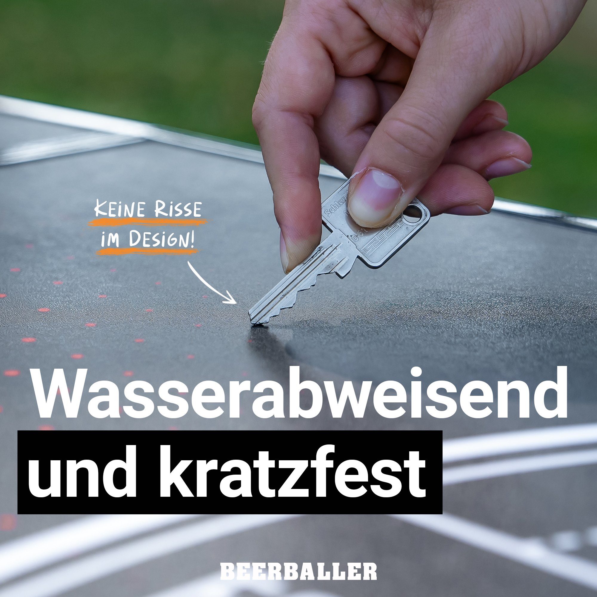 BeerBaller Klapptisch BEERBALLER® Deutschland Beer Tisch Pong