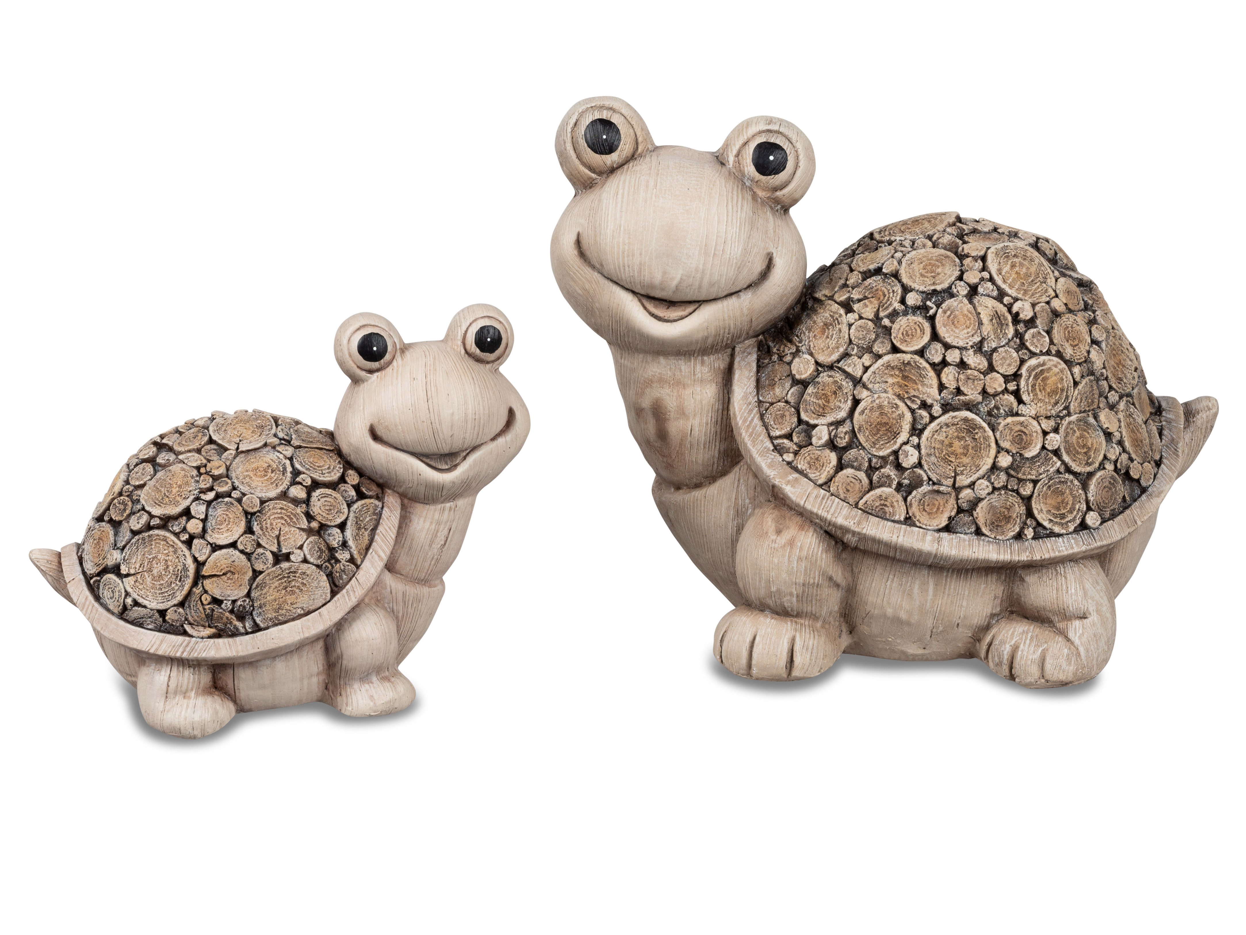 formano Dekofigur Holzoptik, Farbe: Braun, Motiv: Schildkröte günstig online kaufen