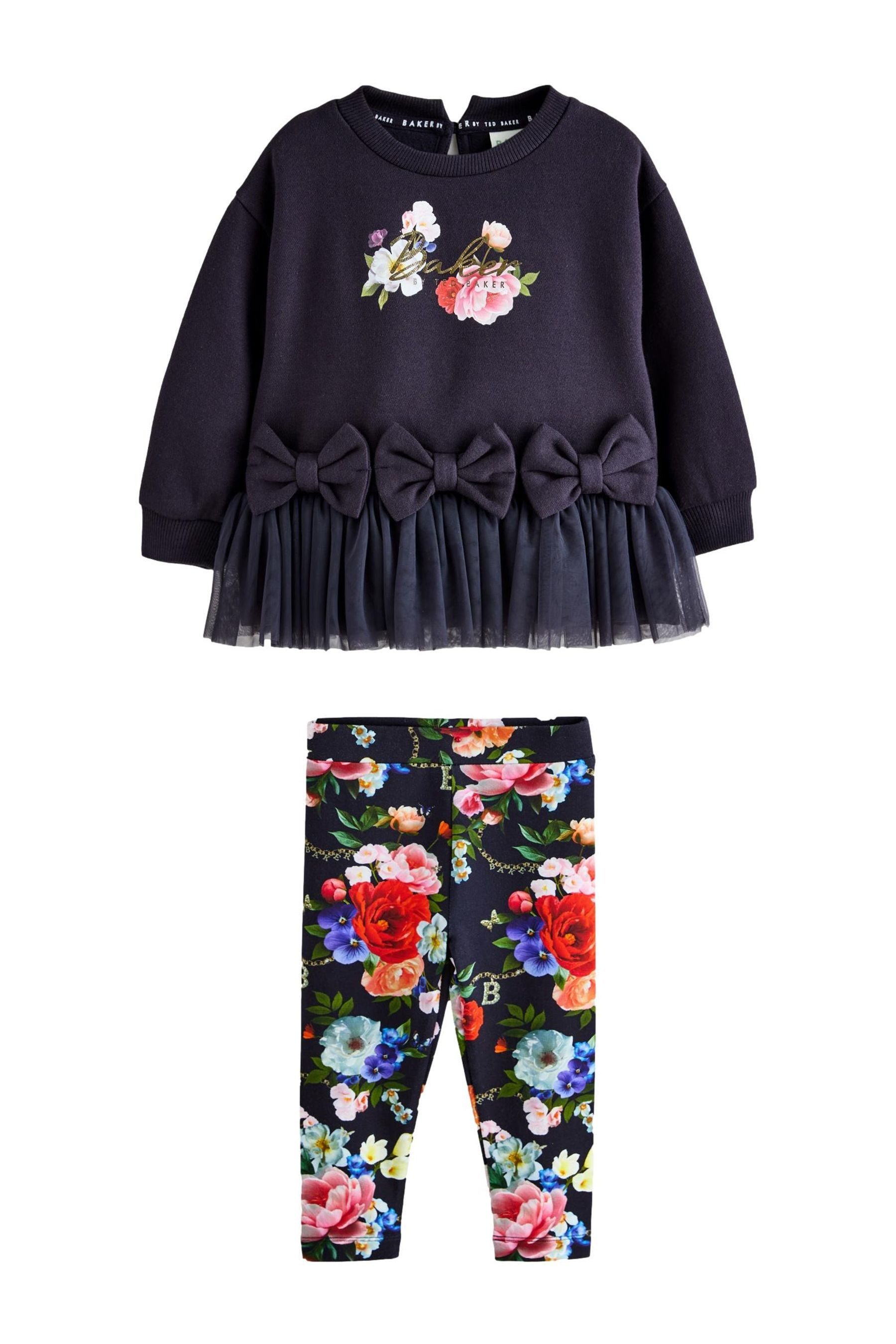 Baker by Ted Baker Top & Leggings Baker by Ted Baker Sweat-Oberteil mit Leggings (2-tlg)