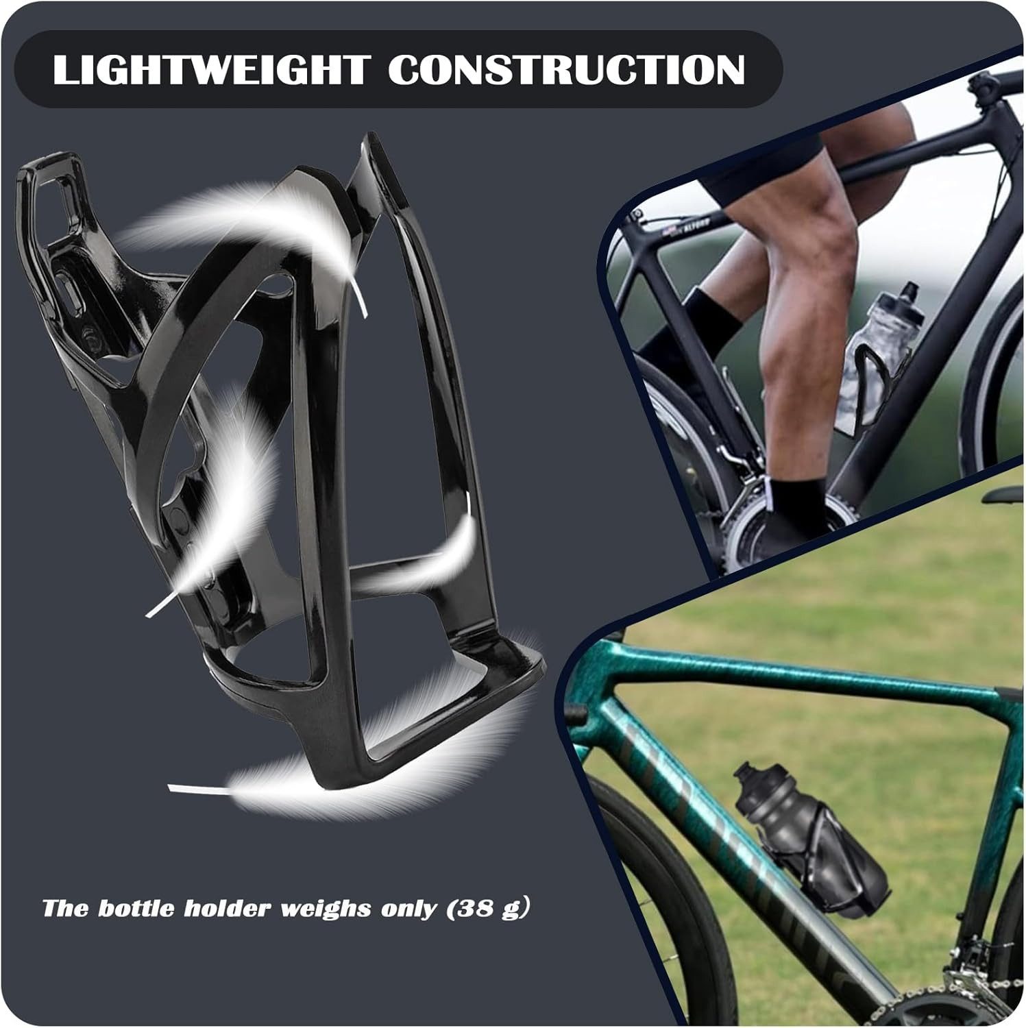 FELIXLEO Becherhalter Flaschenhalter Fahrrad 2er Set Trinkflaschenhalter Montage Werkzeug, (1-St) – Bild 5 von 5