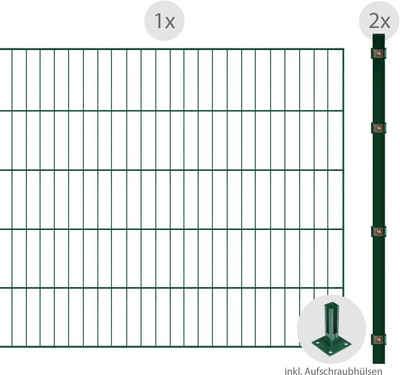 Arvotec Einstabmattenzaun ESSENTIAL 100 zum Aufschrauben, (Set), Zaunhöhe 100 cm, Zaunlänge 2 - 60 m