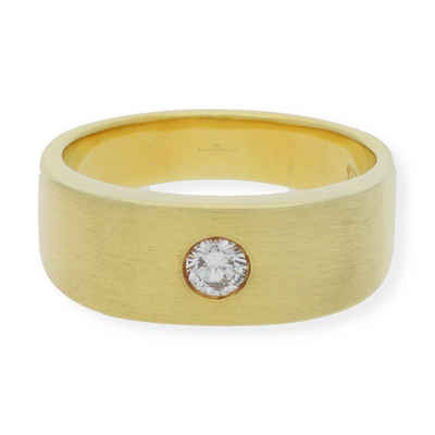 JuwelmaLux Fingerring JuwelmaLux Ring 585/000 (14 Karat) Gold mit Brillant JL30-07-0911 61 (kein Set, 1-tlg)