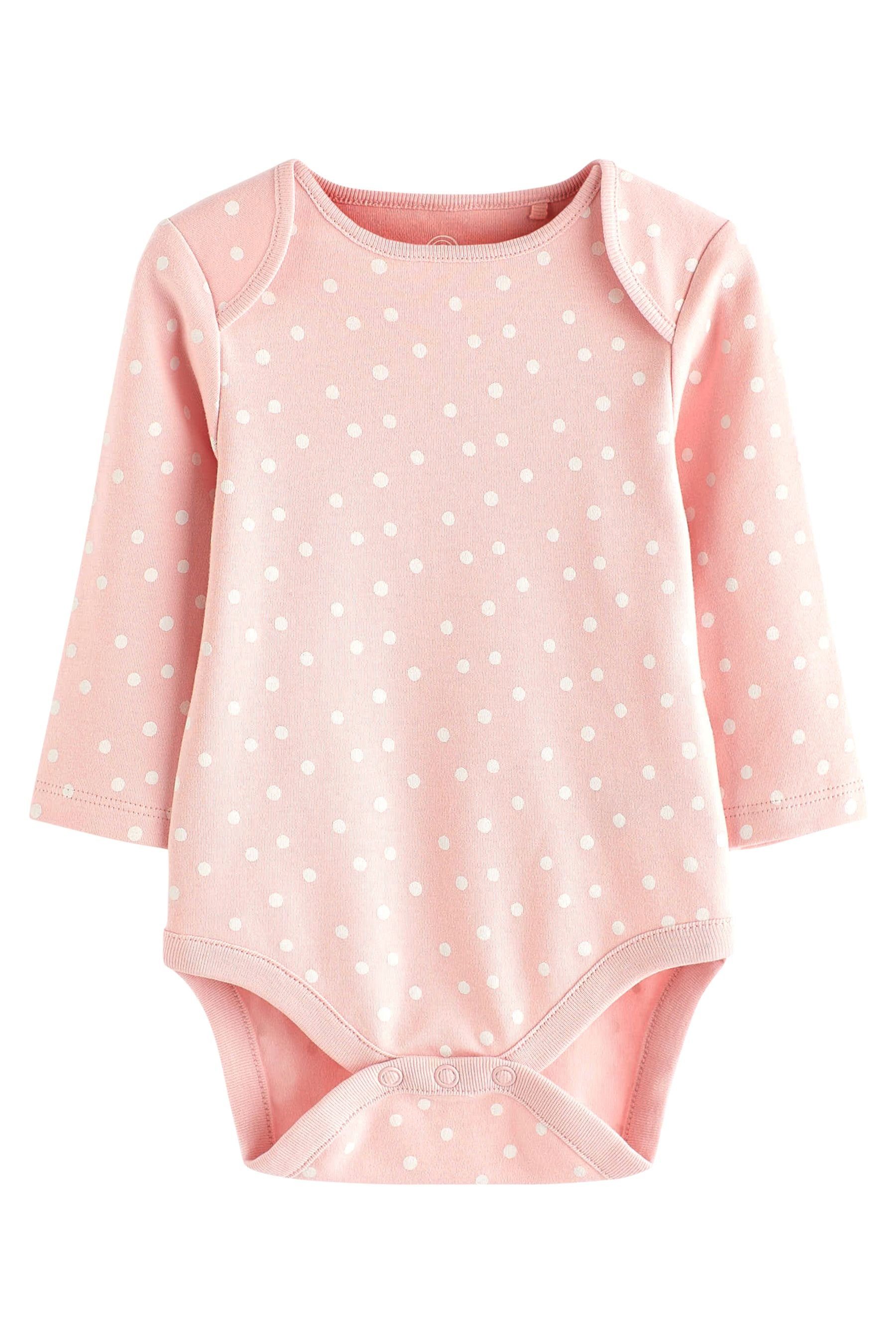 Next Langarmbody 4er-Pack Baby-Bodysuits mit langem Arm (4-tlg)