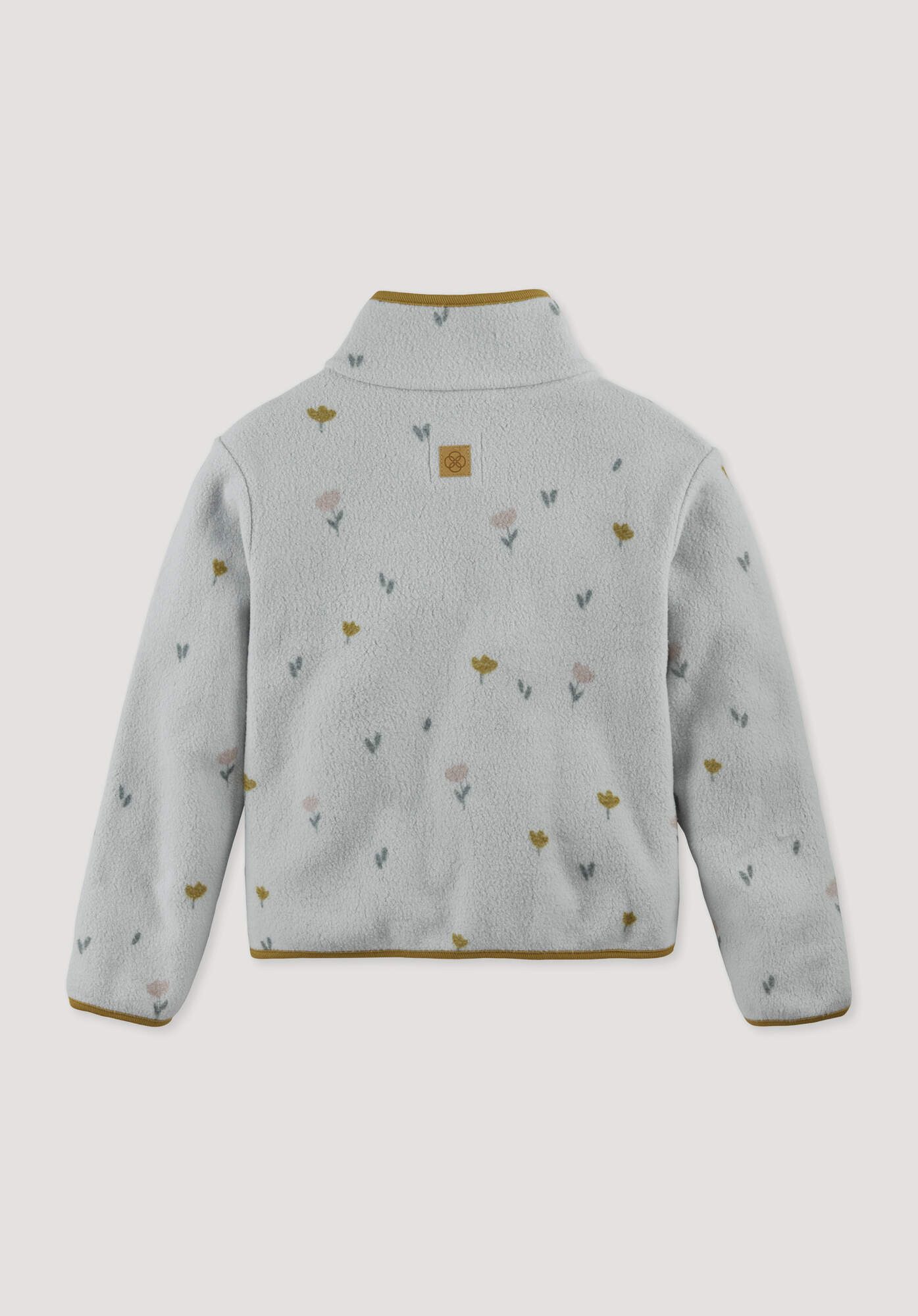 Hessnatur Fleecejacke aus reiner Bio-Baumwolle (1-St)