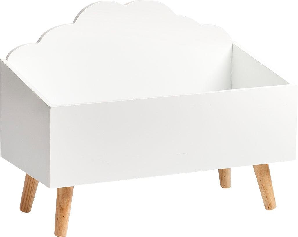 Zeller Present Spielzeugtruhe Wolke, Kindermöbel in nordischen Design