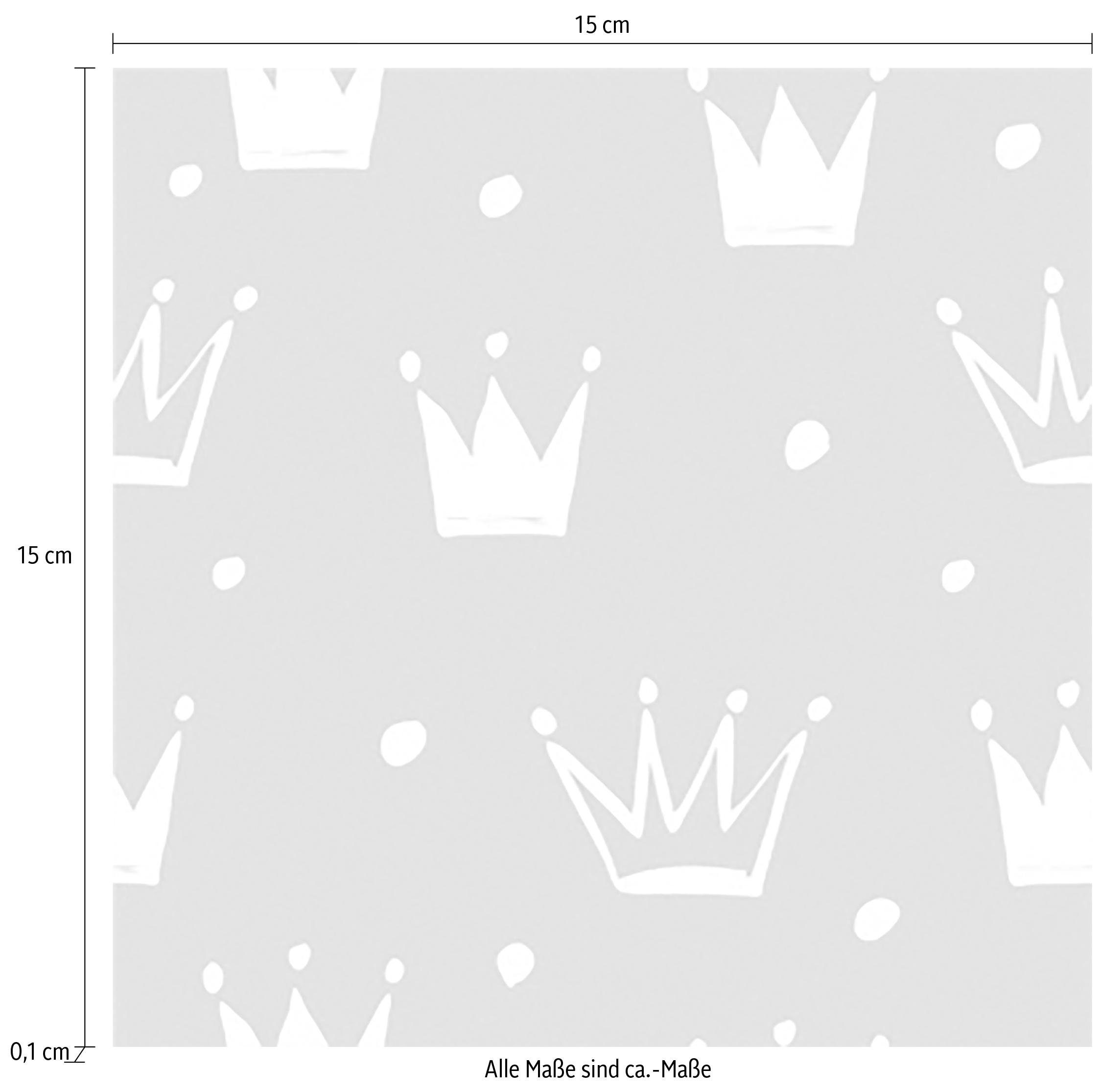 queence Fliesenaufkleber Kronen, Stickerfliesen, selbstklebend, Sticker, 12er Set