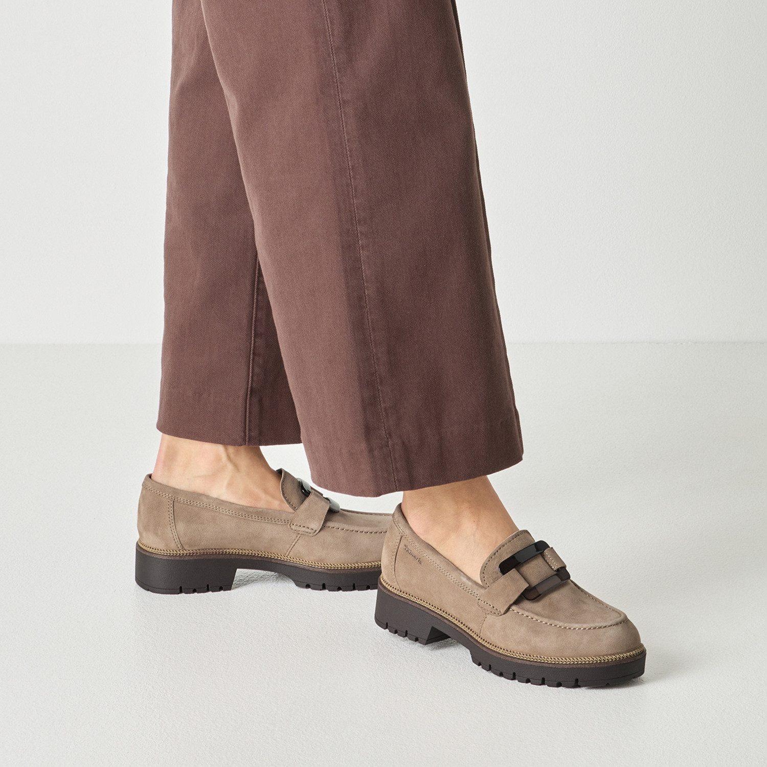 Tamaris Loafer Blockabsatz, Slipper, Businesschuh mit Touch-It-Ausstattung