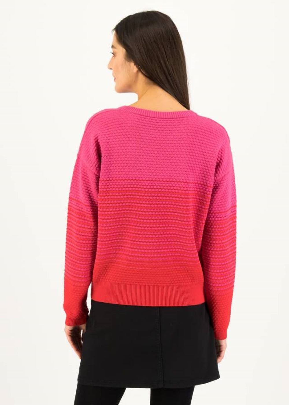 rot Blutsgeschwister Strickpullover