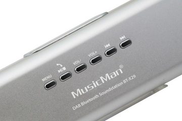 Technaxx MusicMan BT-X29 Stereo Bluetooth-Speaker (Bluetooth, 6 W, DAB Bluetooth Soundstation)