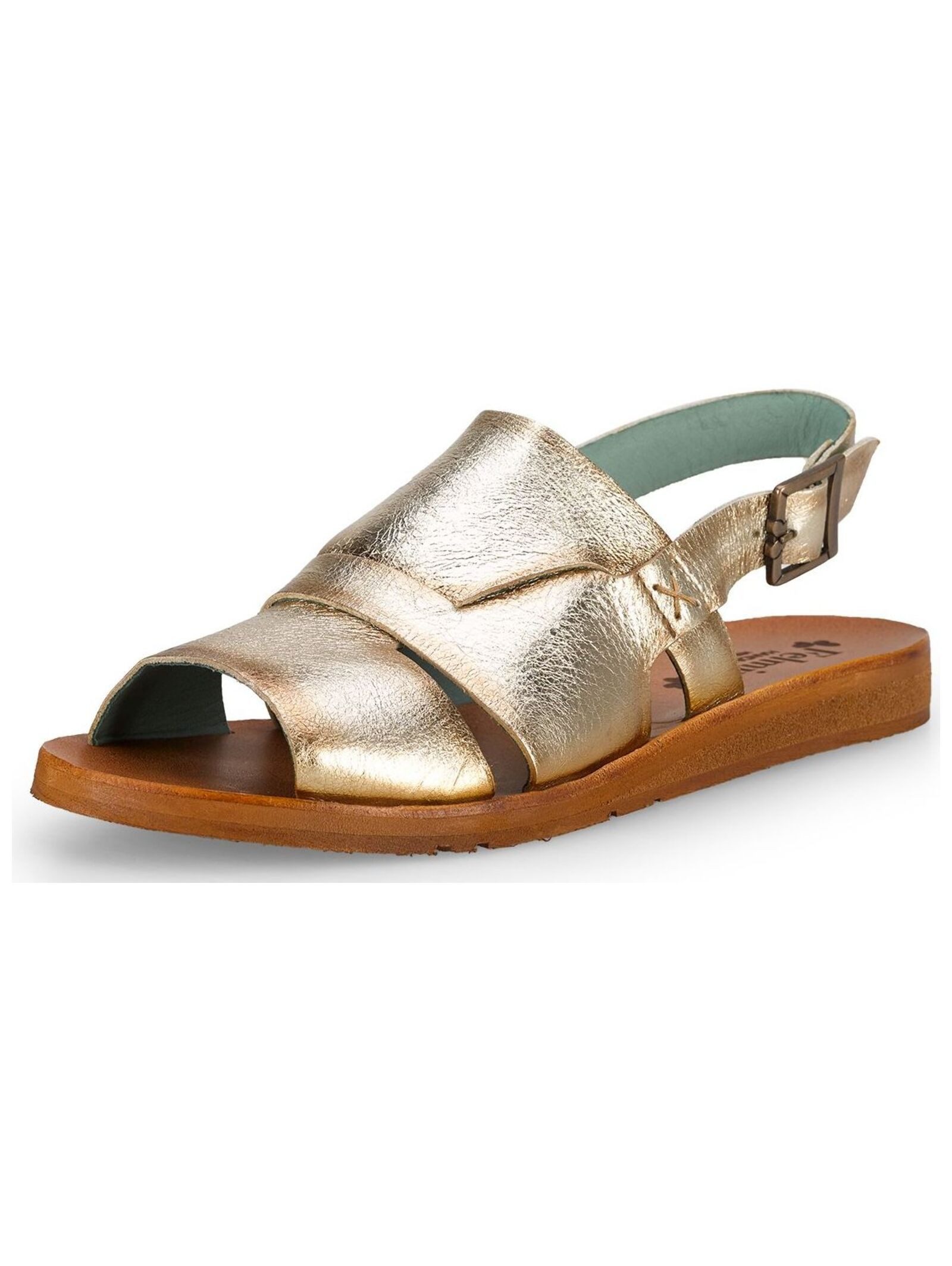 Felmini Wide Fit Sandalen Leder . Riemchensandalette
