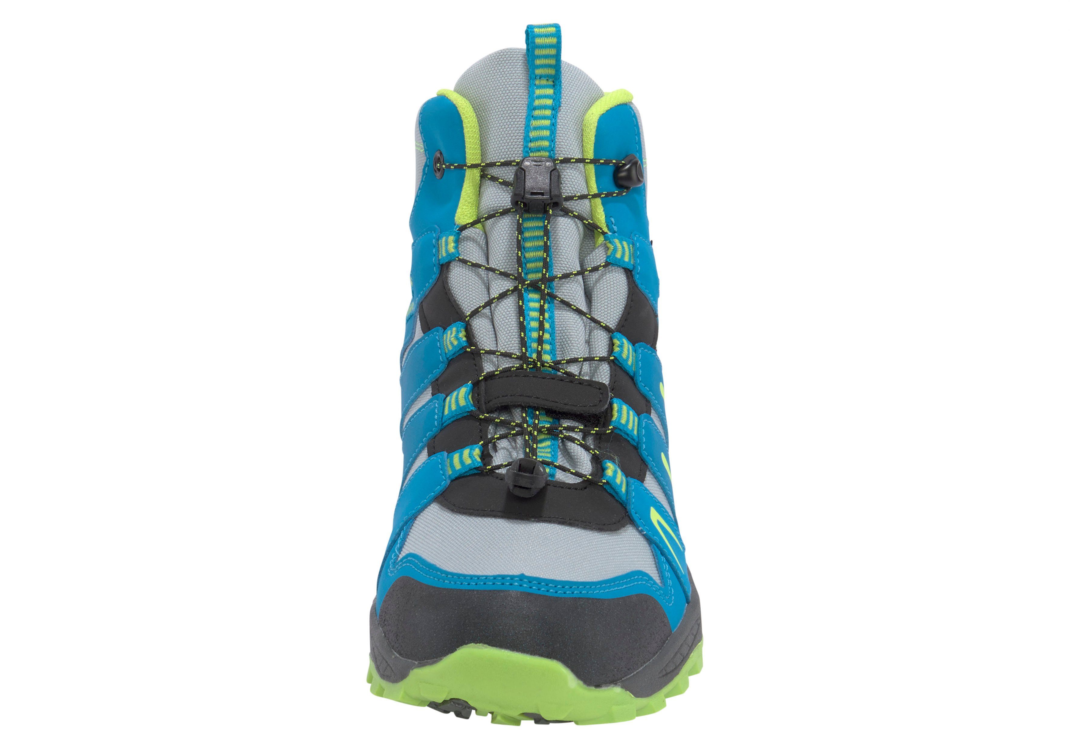 blau-lime Outdoorschuh McKINLEY Sonnberg Kinder wasserdichte MID AQX Trekkingschuhe für Jr.