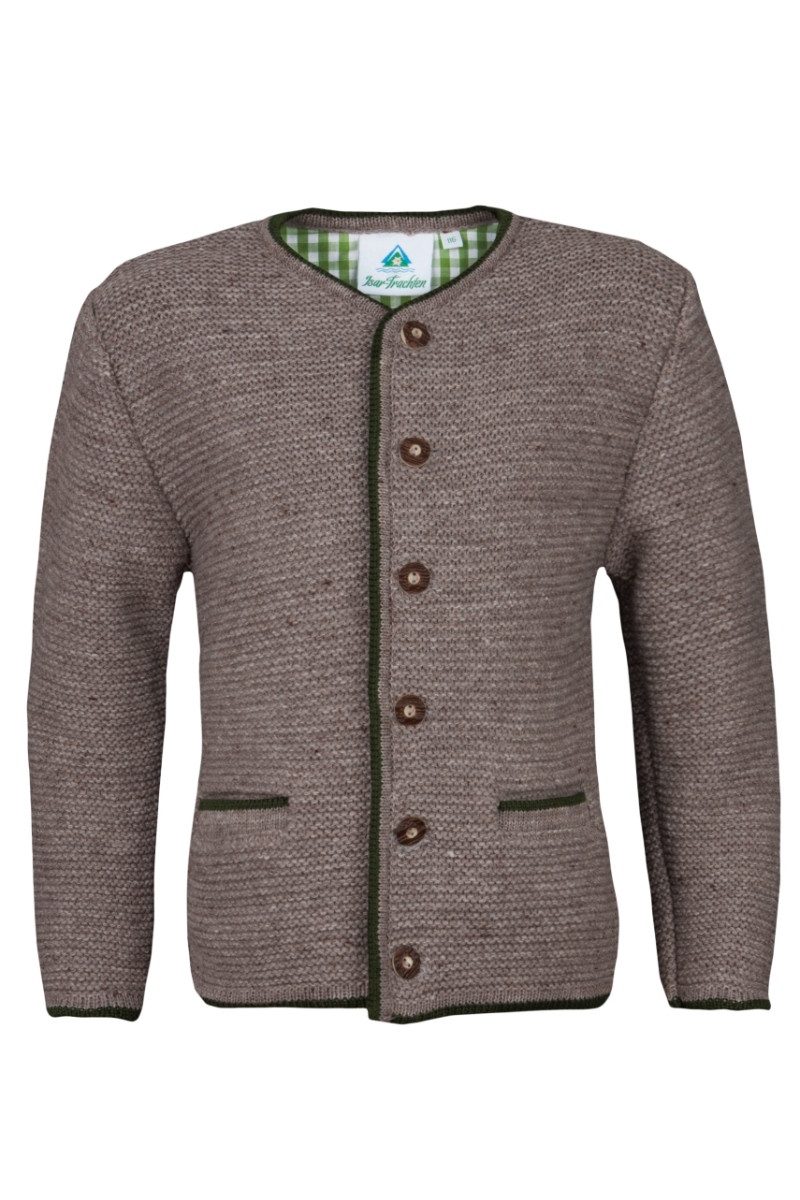 Isar-Trachten Trachtenjacke Trachtenjacke Kinder - LEWIN - berber