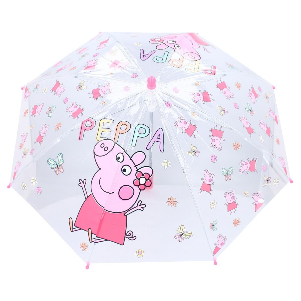 Stockregenschirm Kinderschirm Regenschirm Peppa Wutz