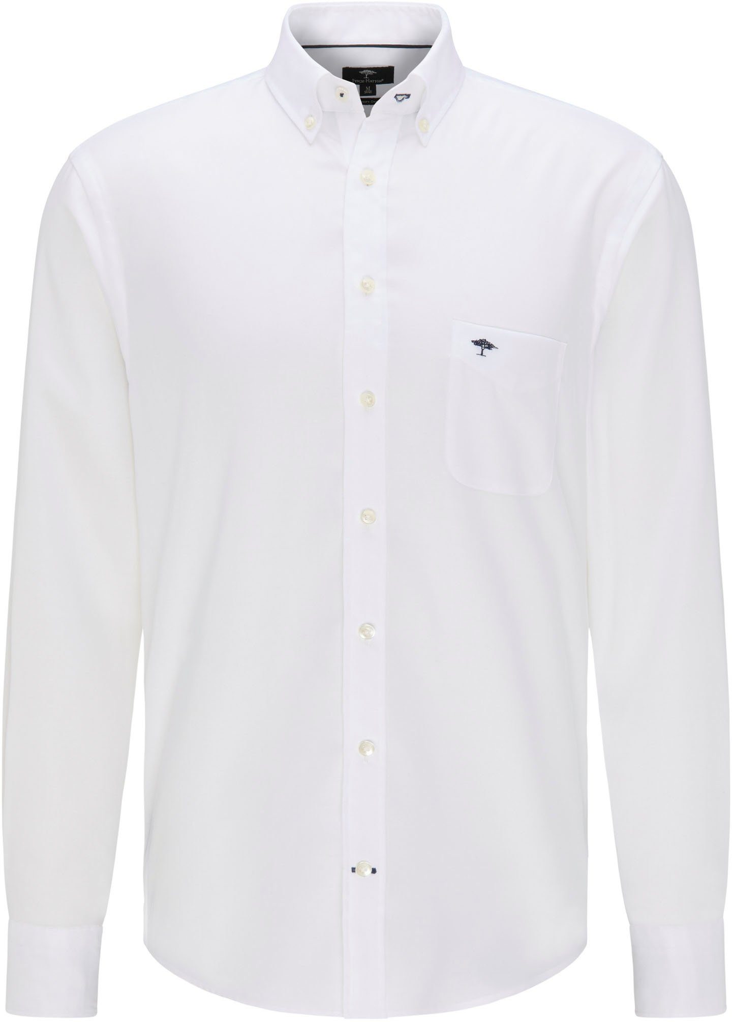 FYNCH-HATTON (1-tlg) Langarmhemd Langarmhemd FYNCH-HATTON white