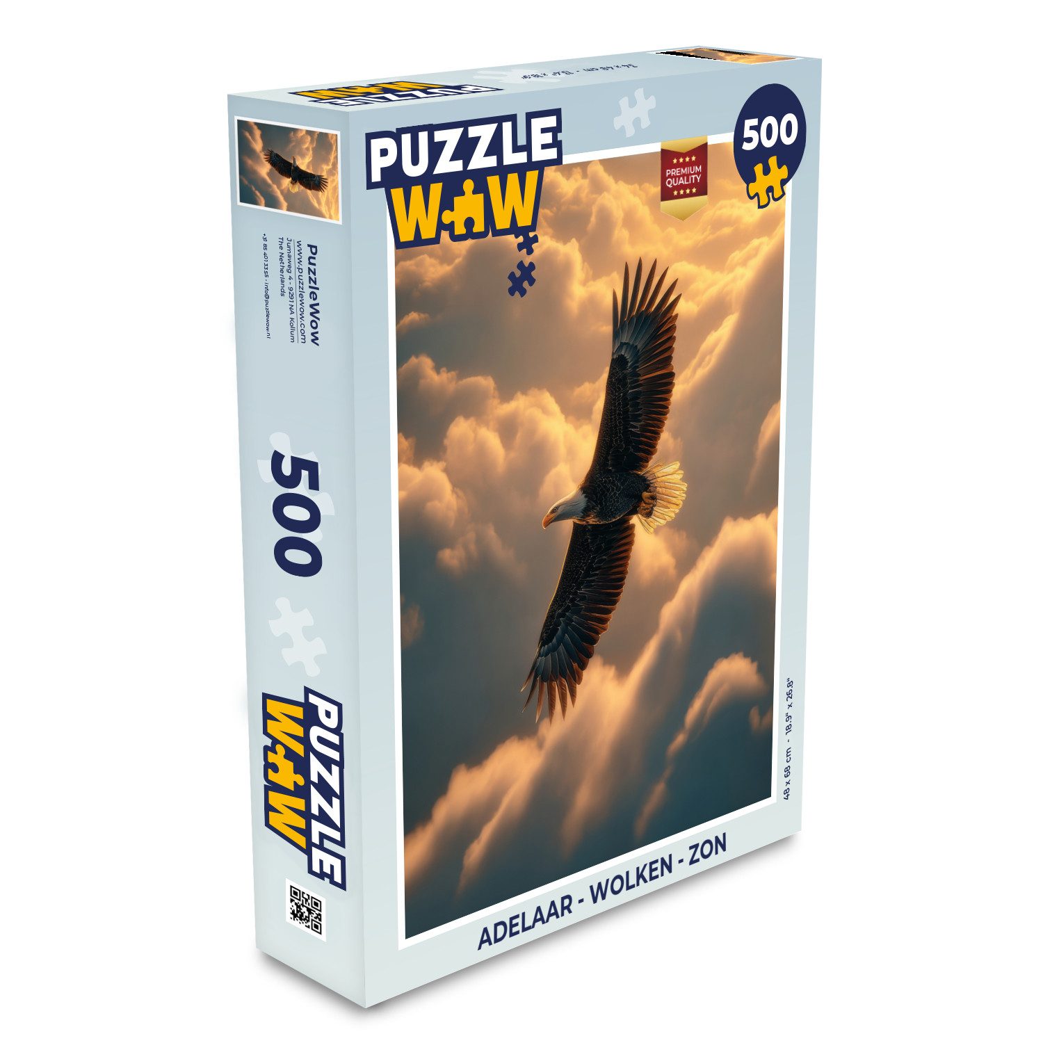 Puzzle Adler - Wolken - Sonne