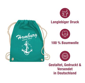 Shirtracer Turnbeutel Hamburg - meine Perle, Stadt und City Outfit