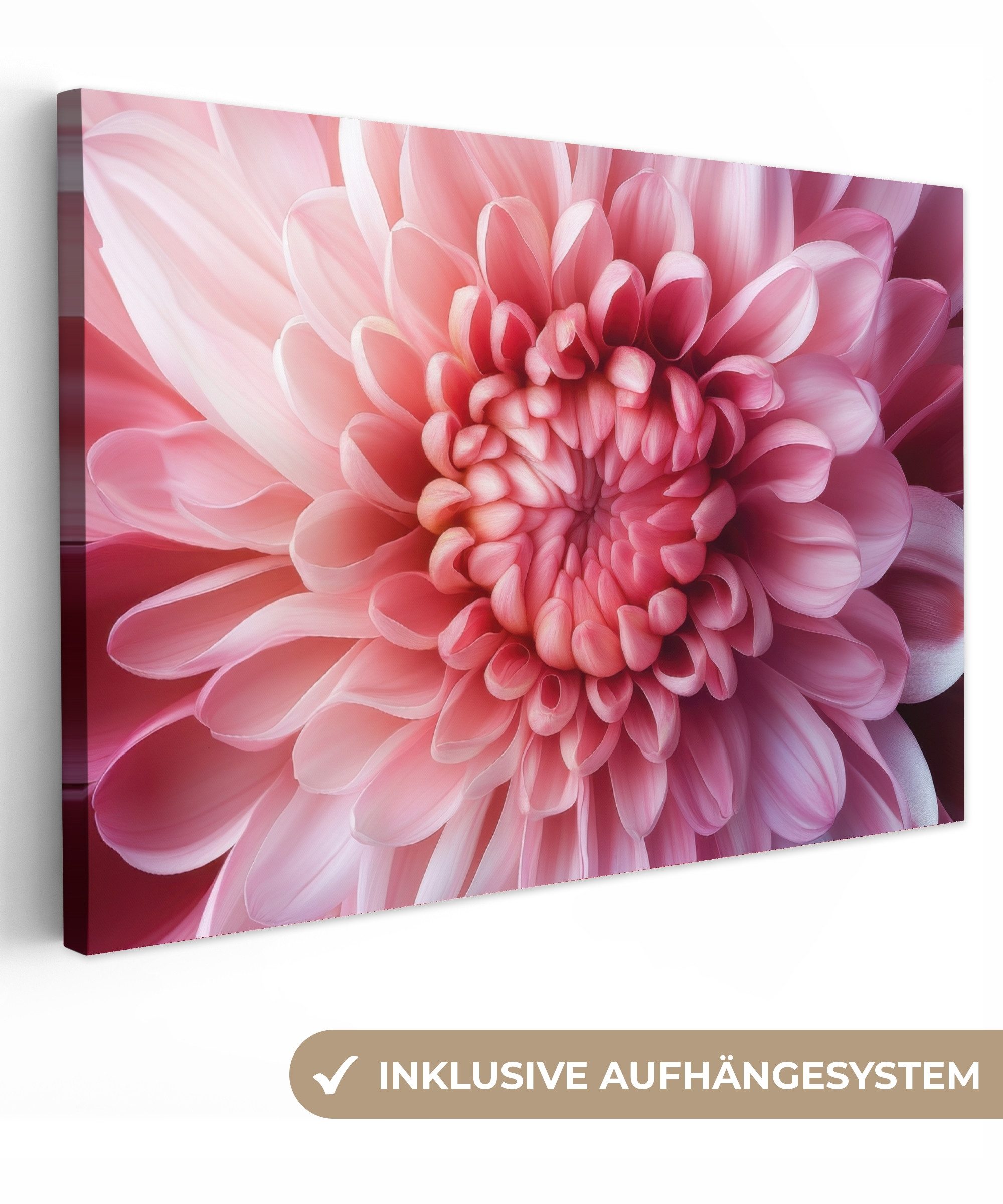 OneMillionCanvasses® Leinwandbild Dahlie - Blume - günstig online kaufen