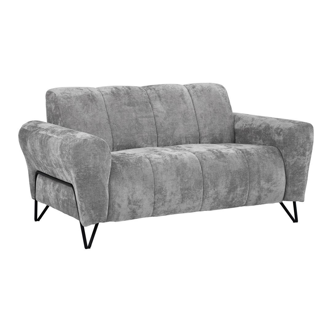 Beautysofa Sofa mit Metallbeine in schwarzer günstig online kaufen
