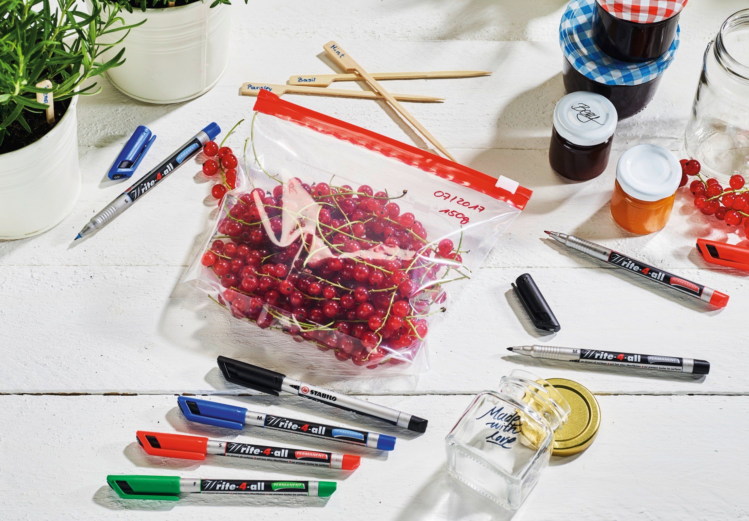 STABILO Marker Permanent Marker write-4-all schwarz