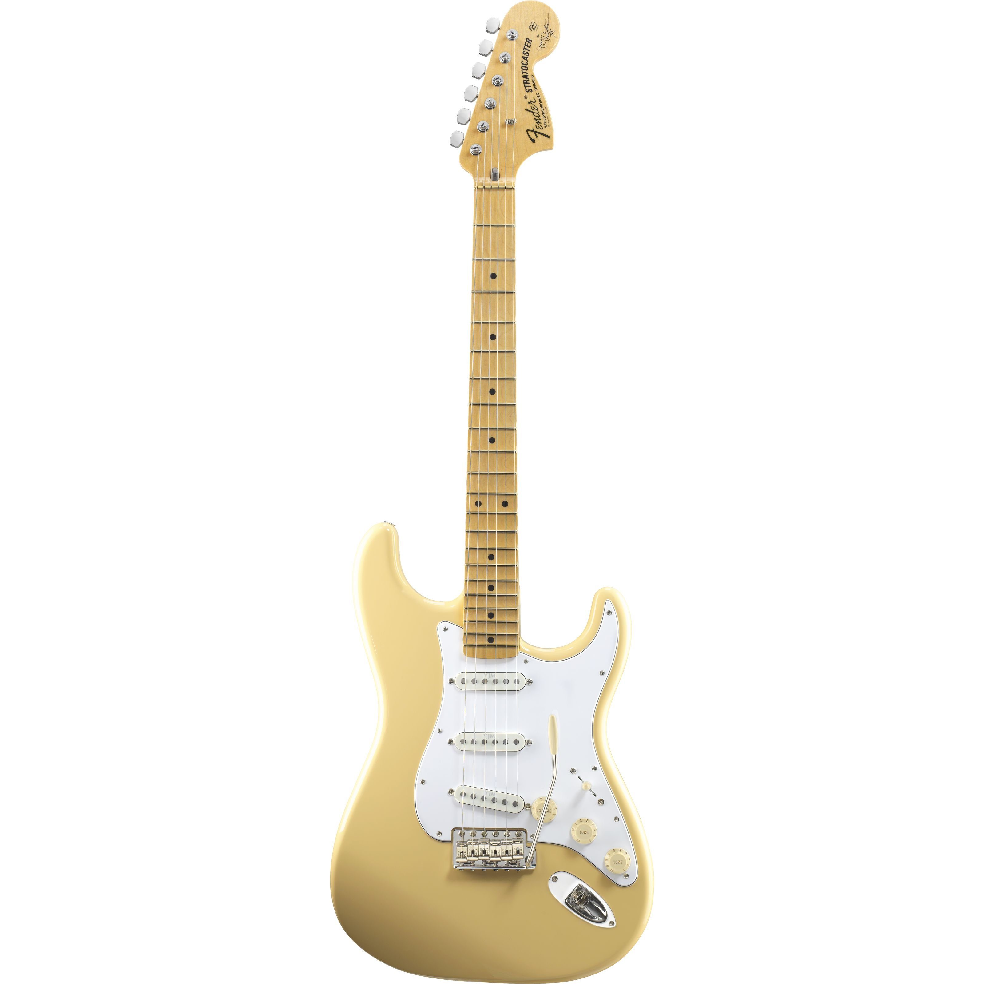 Fender E-Gitarre, E-Gitarren, ST-Modelle, Yngwie Malmsteen Stratocaster Vintage White - E-Gitarre