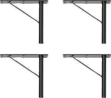 Hammel Furniture Möbelfuß Mistral / Mistral Kubus Bein, Stützfuß, (4-St), Metall, in mehreren Farben, Höhe: 20 cm