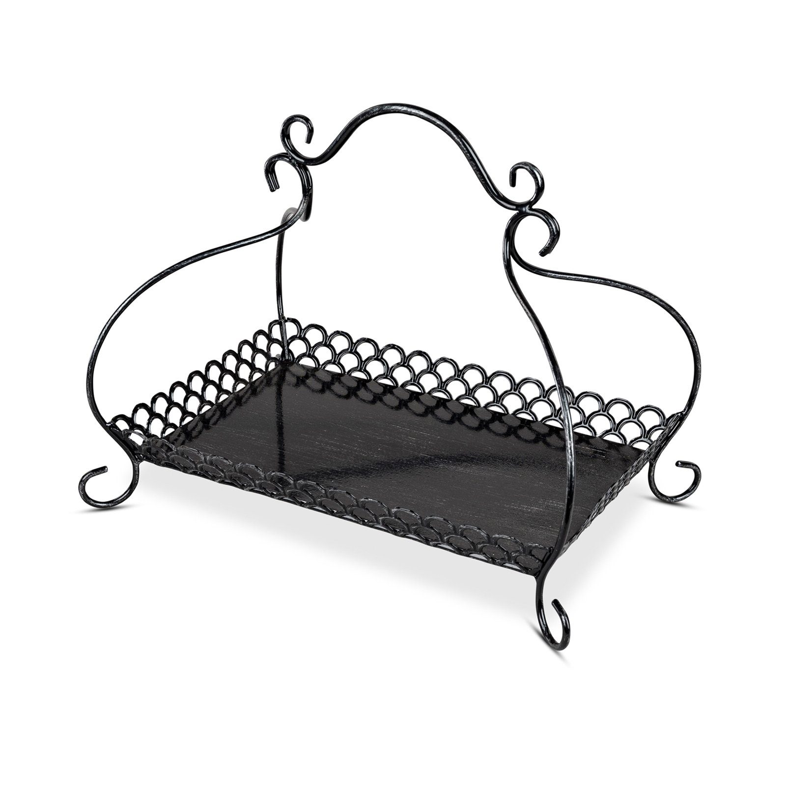 formano Obstschale Korb aus Metall Hyde Park, Metall, (1-tlg), Obstschale Servierplatte