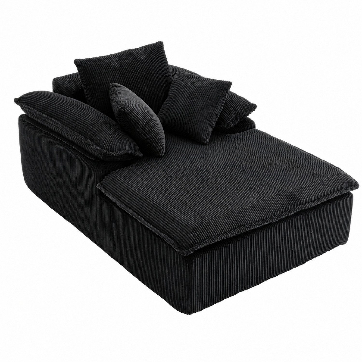 ANYSUN Relaxsessel Cord-Schlafsofa,Loungesessel,Gästebetten,Loungesofa (Bequemes Einzelsitz-Bodensofa, mit 2 Kissen,Lesesessel bequem), Perfekt für Wohnzimmer, Schlafzimmer, Jugendzimmer, Gästezimmer
