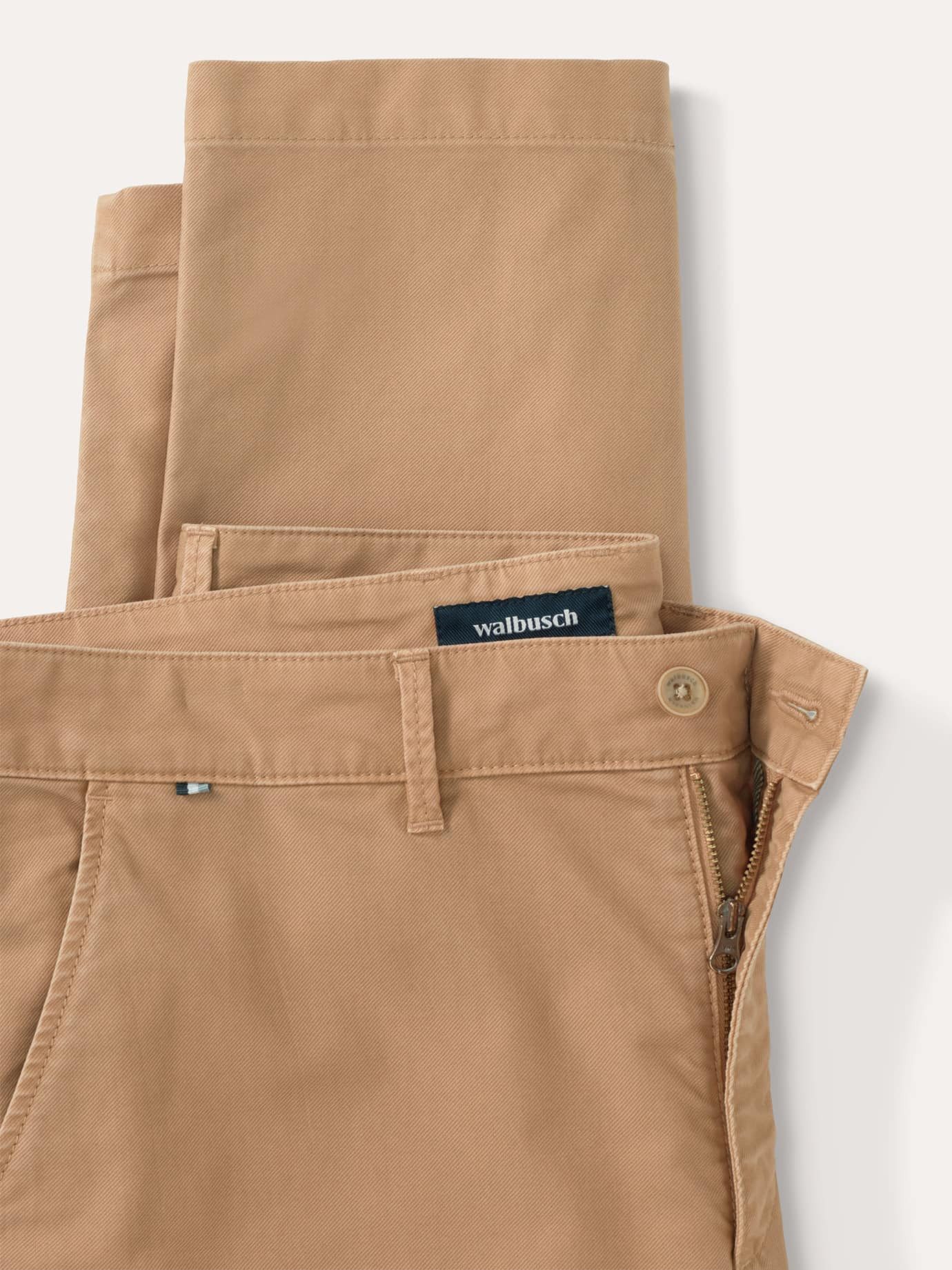 Walbusch Chinohose Herren 100 Komplimente Chinohose Modern Fit knitterarm, modern – Bild 4 von 4