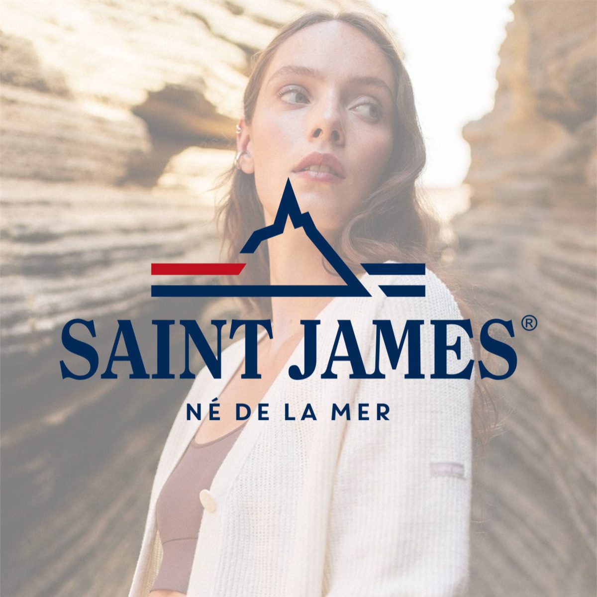 Saint James Multifunktionstuch 4567, Strandtuch Fouta mit Streifen