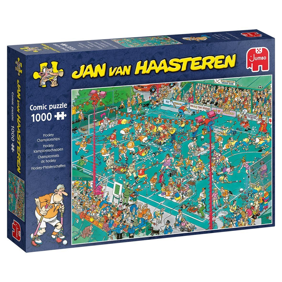 Jan van Haasteren Puzzle Jumbo 19094 Jan van Haasteren Hockey Meisterschaften 1000 Teile Puzzle, 1000 Puzzleteile