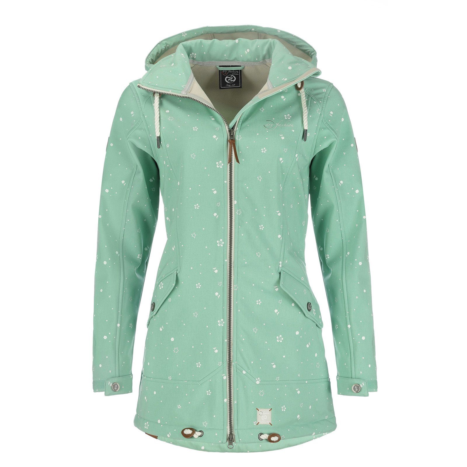 Dry Fashion Softshelljacke Damen Jacke Outdoor Softshell-Mantel Keitum mit  verstellbarer und abnehmbarer Kapuze online kaufen | OTTO