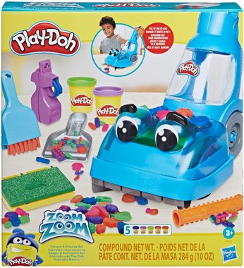 Hasbro Knete Play-Doh Zoom Zoom Saugen und Aufräumen Set