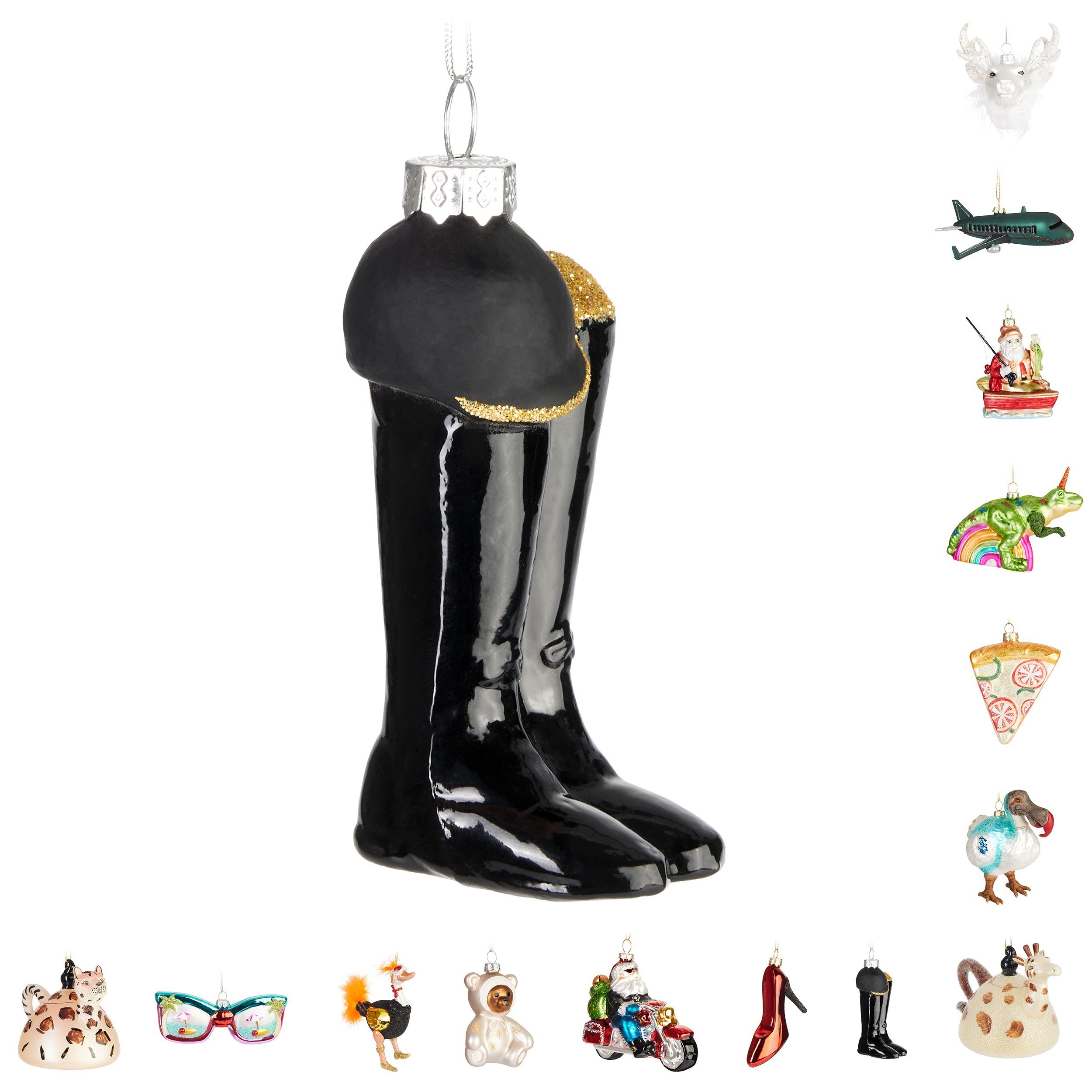 BRUBAKER Weihnachtsbaumkugel Lustige Weihnachtskugel aus Glas - Handbemalt günstig online kaufen