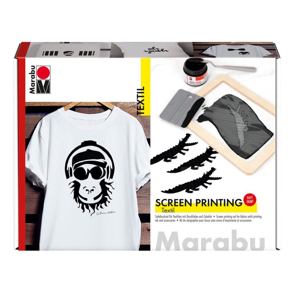 Marabu Textilmarker Marabu Textil Screen Printing Set