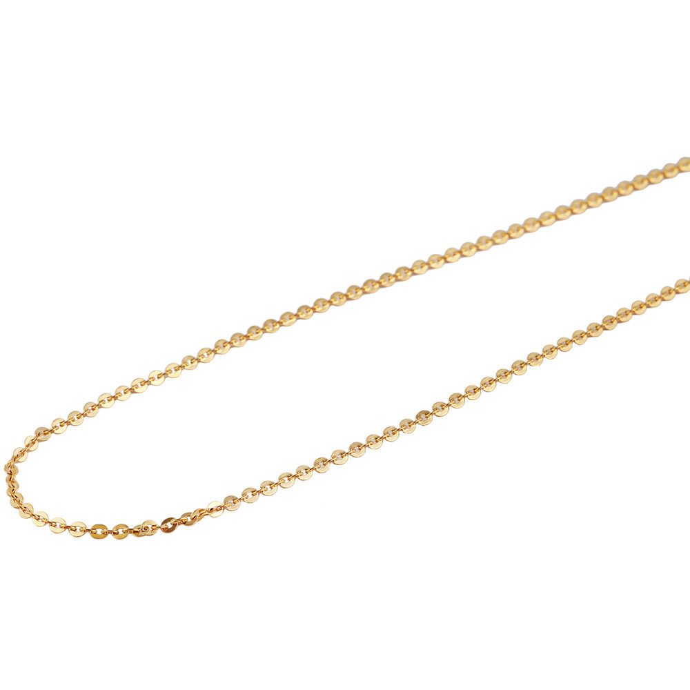 Kette ohne Anhänger Halskette – Ankerkette aus Edelstahl 45 cm
