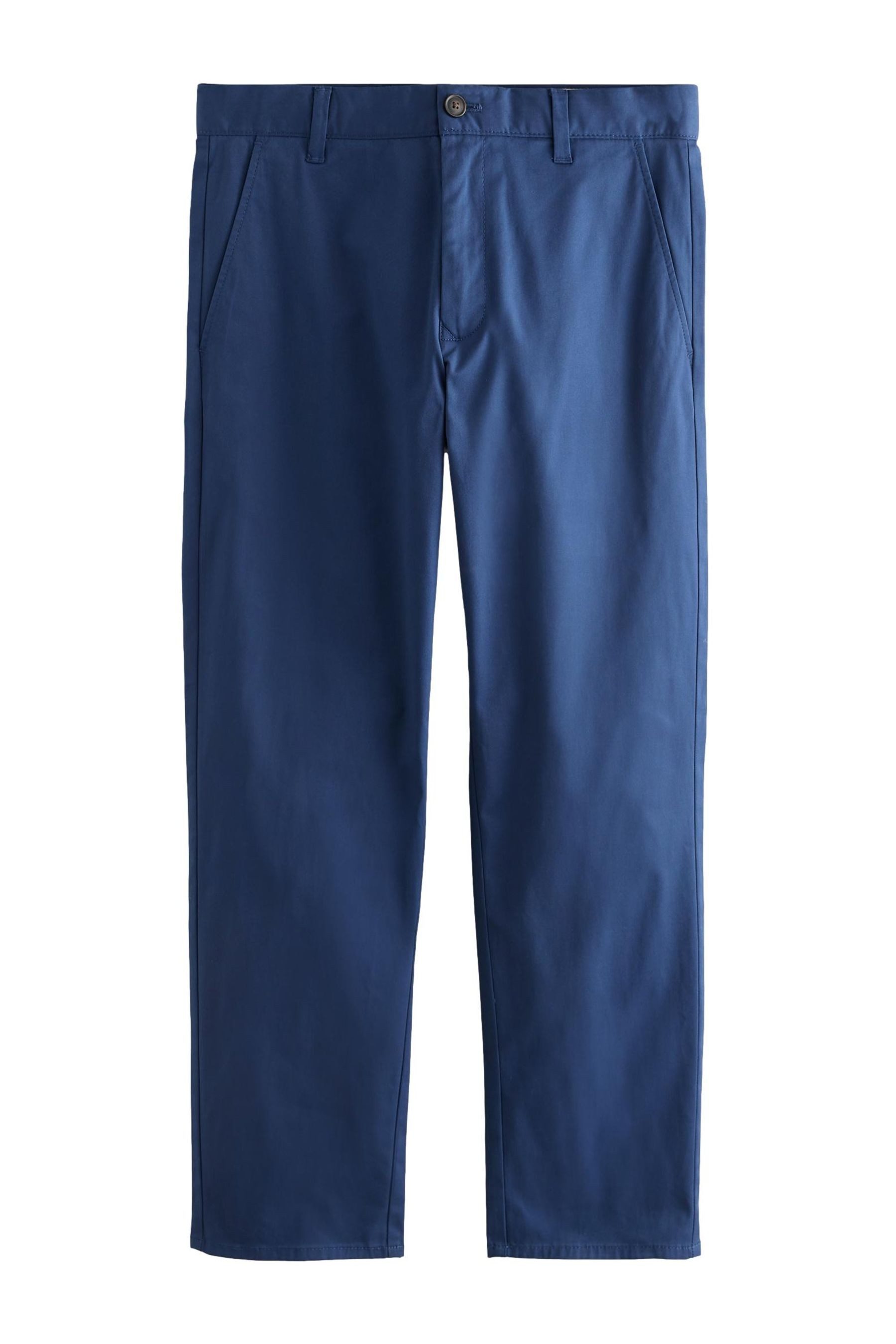Stretch-Hose Straight Fit Chinohose mit Stretch und Baumwolle