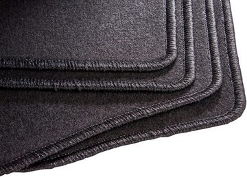 CarFashion Universal-Fußmatten Auto-Textilfußmatten Set Misano, Velours Optik (4 St), Kombi/PKW, universal passend, mit Glanzgarn, wasserabweisend, rutschsicher