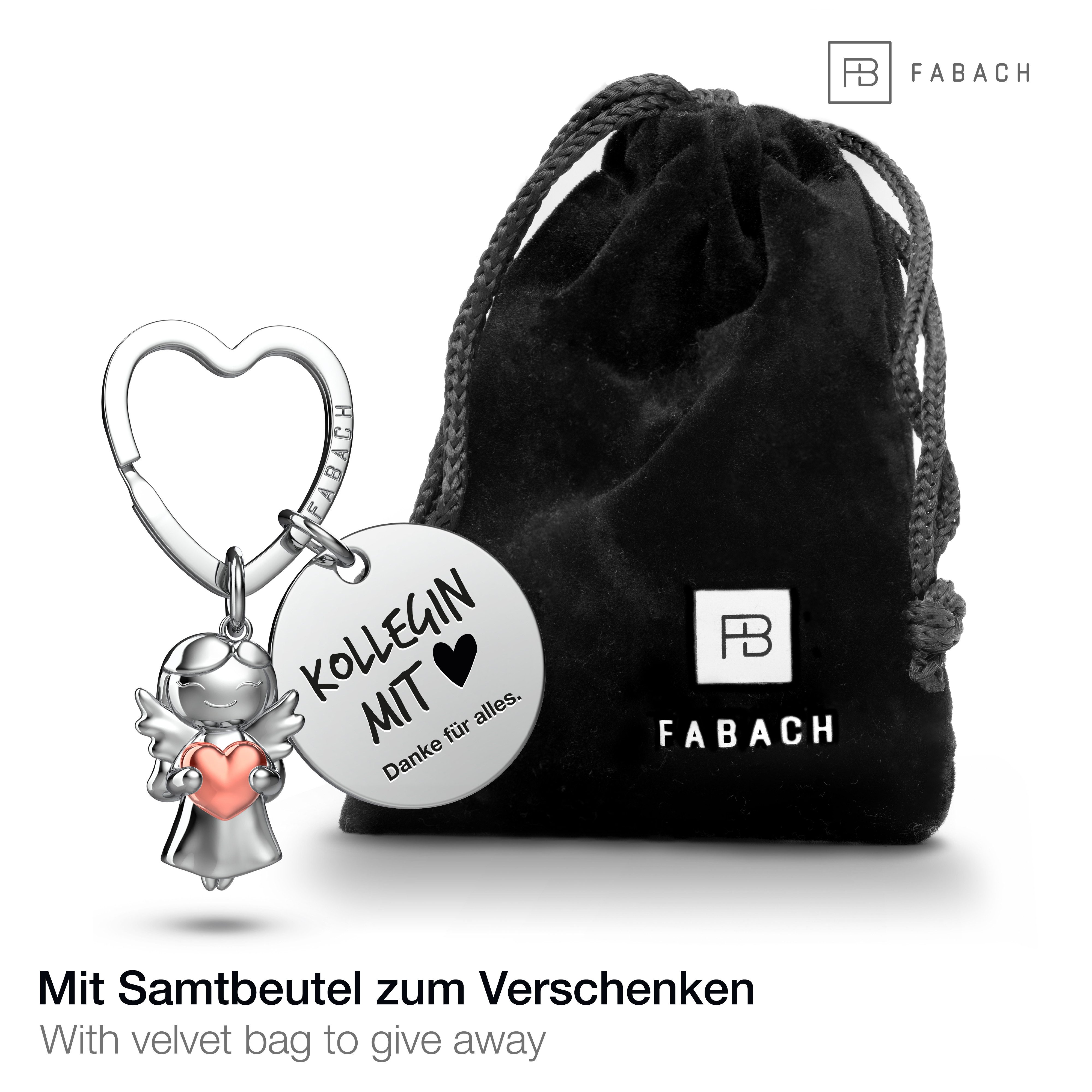FABACH Schlüsselanhänger Schutzengel Star in Charms Größe mit Gravur "Beste günstig online kaufen