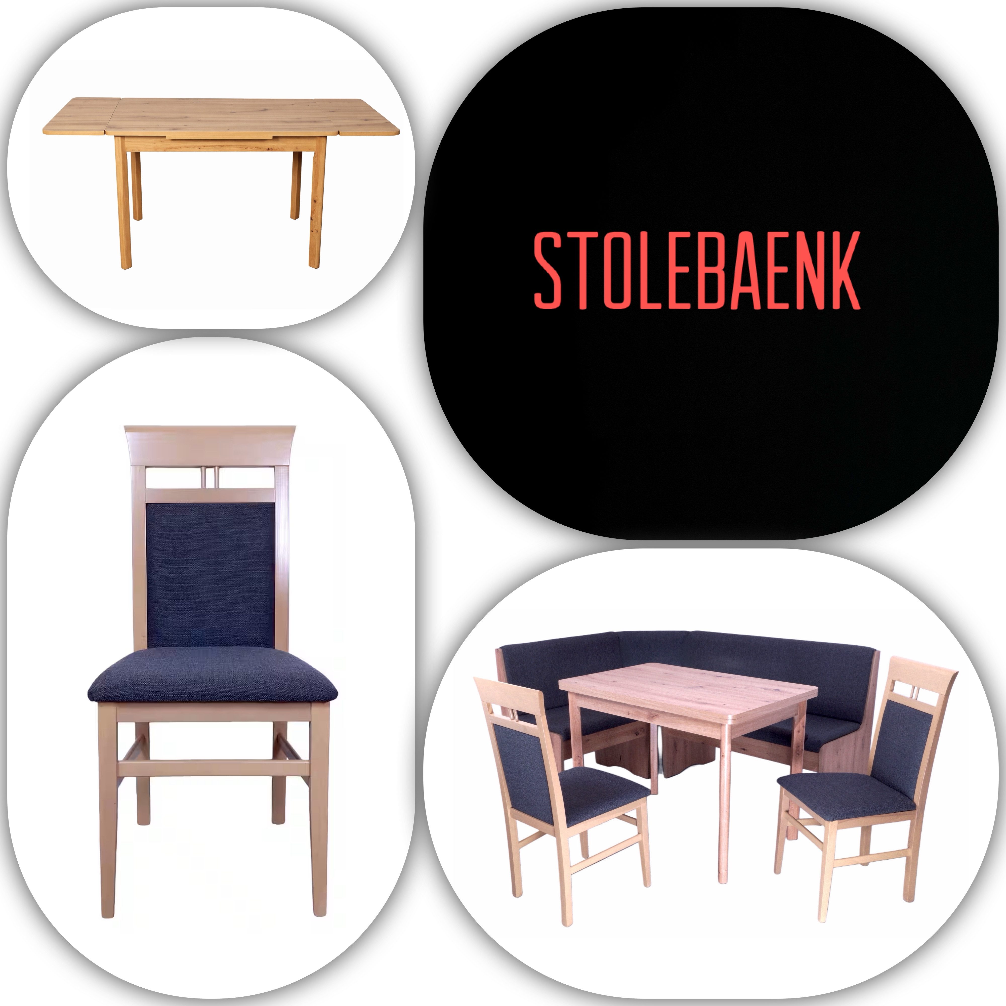 Stolebaenk Eckbankgruppe Duisburg PE/MAIB Artemis, (Eckbankgruppe, 1xEckbank, 1x Tisch, 2 x Stuhl)