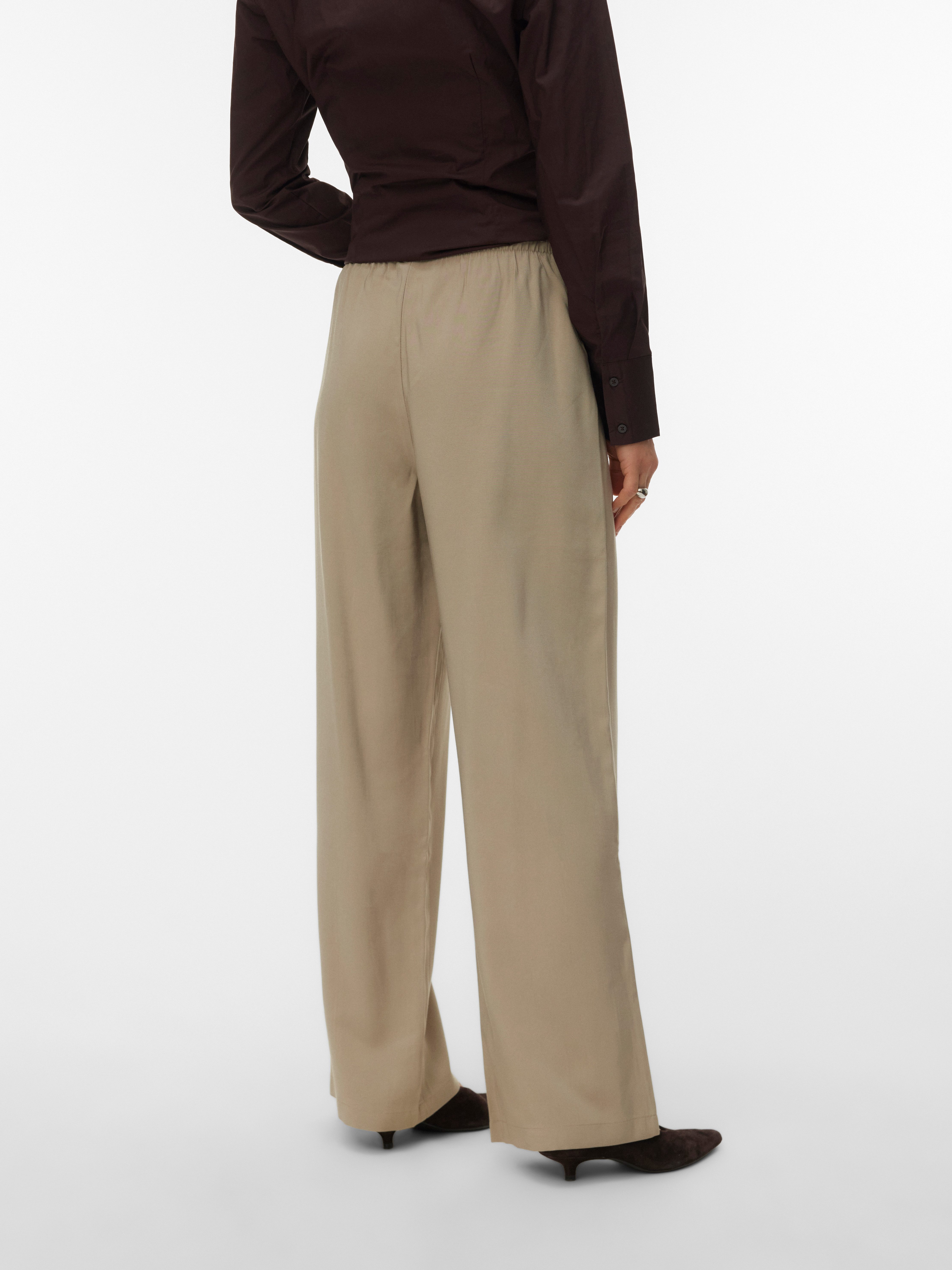 Vero Moda Schlupfhose VMKATIE LOOSE PANT WVN NOOS Materialmix günstig online kaufen
