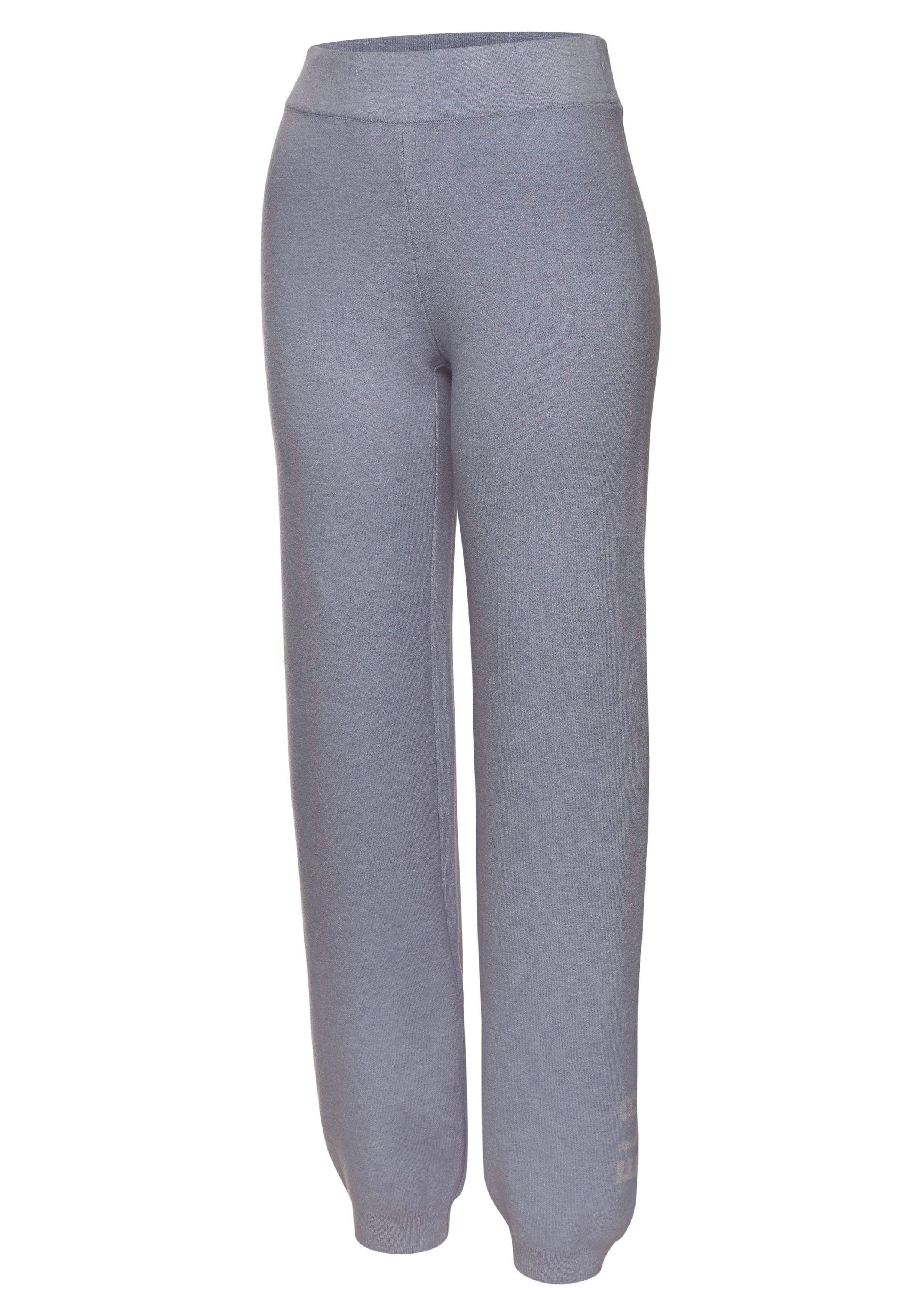 Elbsand Strickhose mit eingestricktem Logo, aus hochwertigen Feinstrick, Loungewear