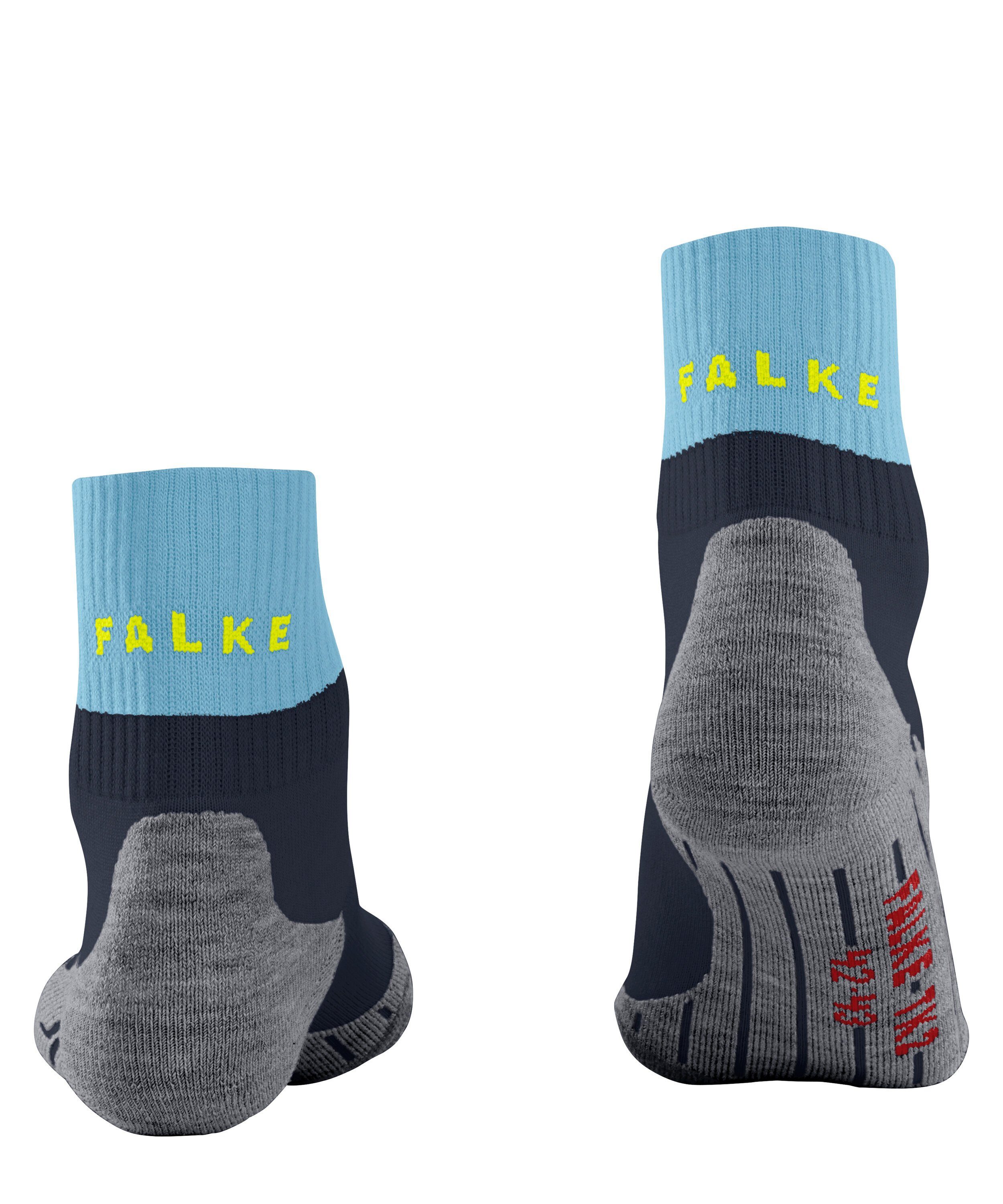 Short Mittelgebirge TK2 im (6162) FALKE Wandersocken Hoher navy Komfort Explore (1-Paar)